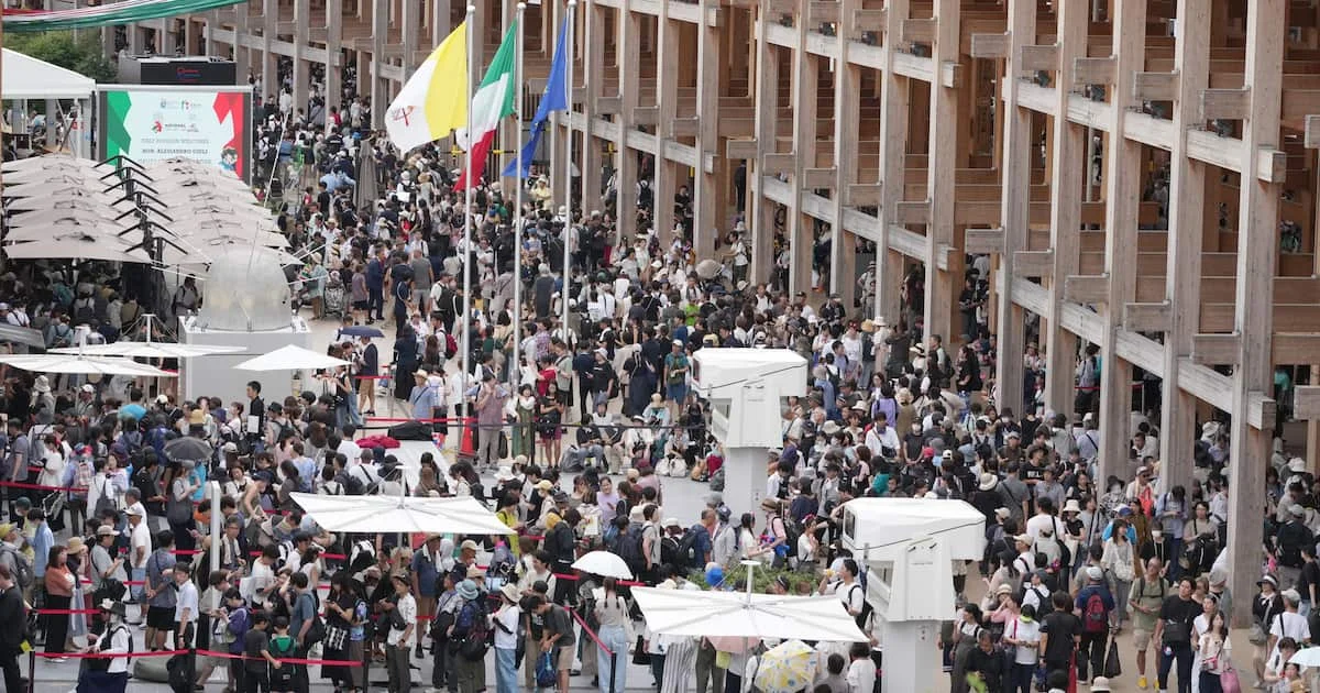 Thumbnail bài viết: Nhật Bản : Khách tham quan Triển lãm Expo vượt mốc 20 triệu người vào ngày thứ 159, lượng khách tiếp tục tăng.