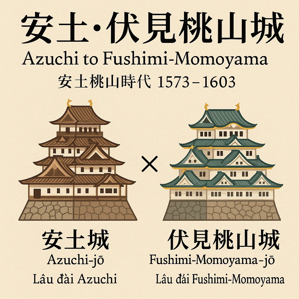 Thumbnail bài viết: Thời kỳ Azuchi–Momoyama (1573–1603): Giai đoạn chuyển tiếp quan trọng trong lịch sử Nhật Bản