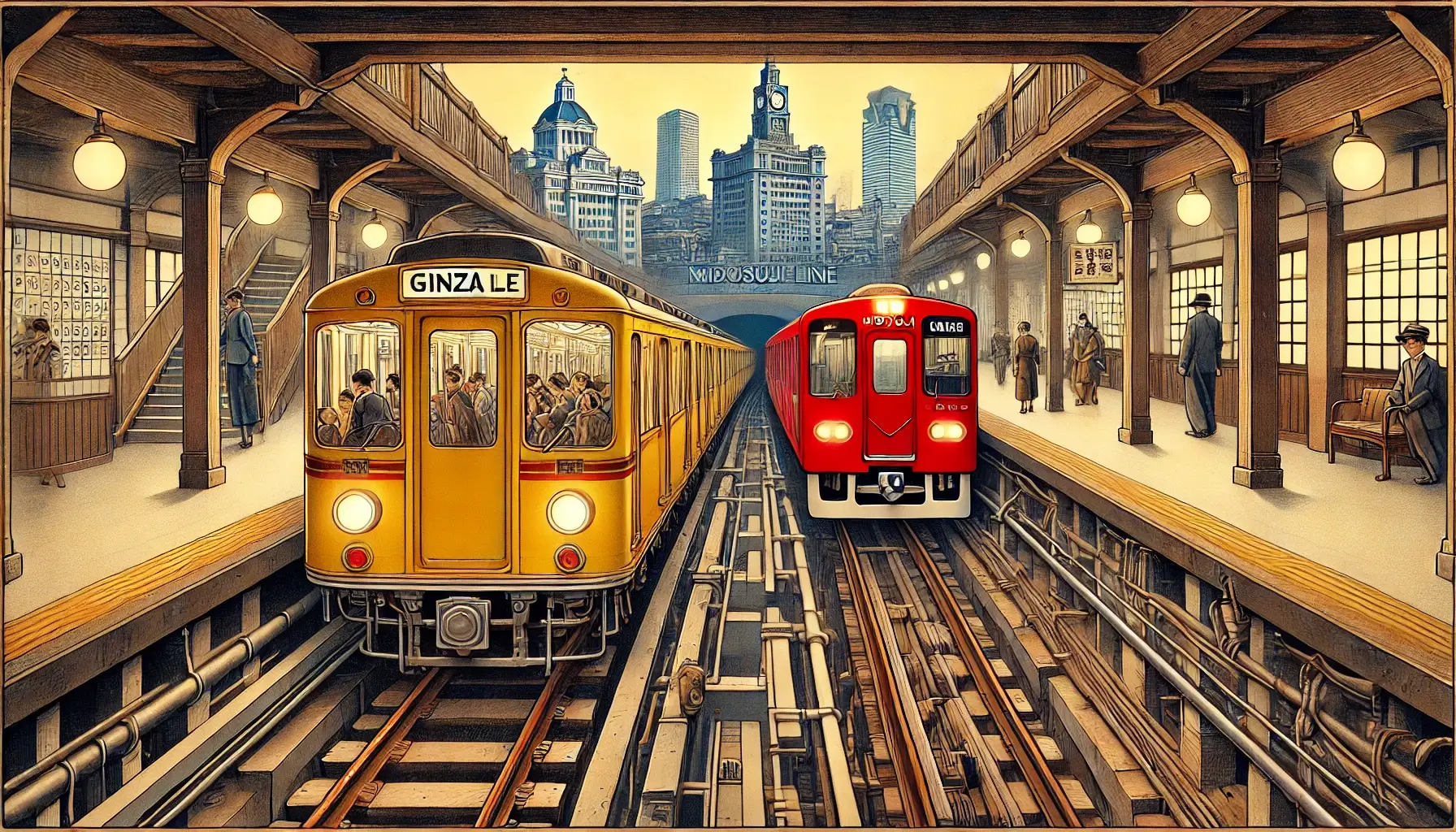 Xem chi tiết chủ đề: Ginza Line & Midosuji Line – Hai tuyến tàu điện ngầm đầu tiên của Nhật Bản