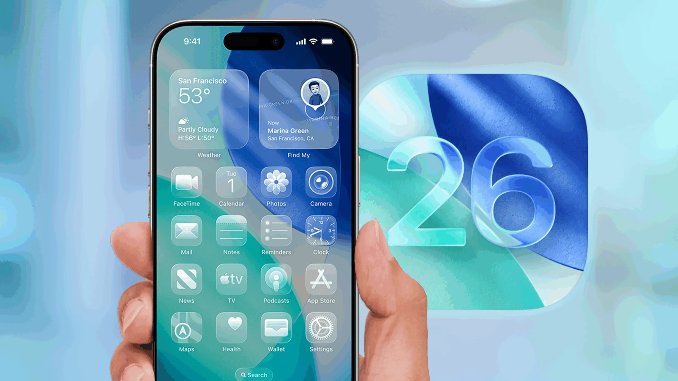 Thumbnail bài viết: Apple phát hành hệ điều hành iOS 26, ứng dụng gốc "Games" mới ra mắt.
