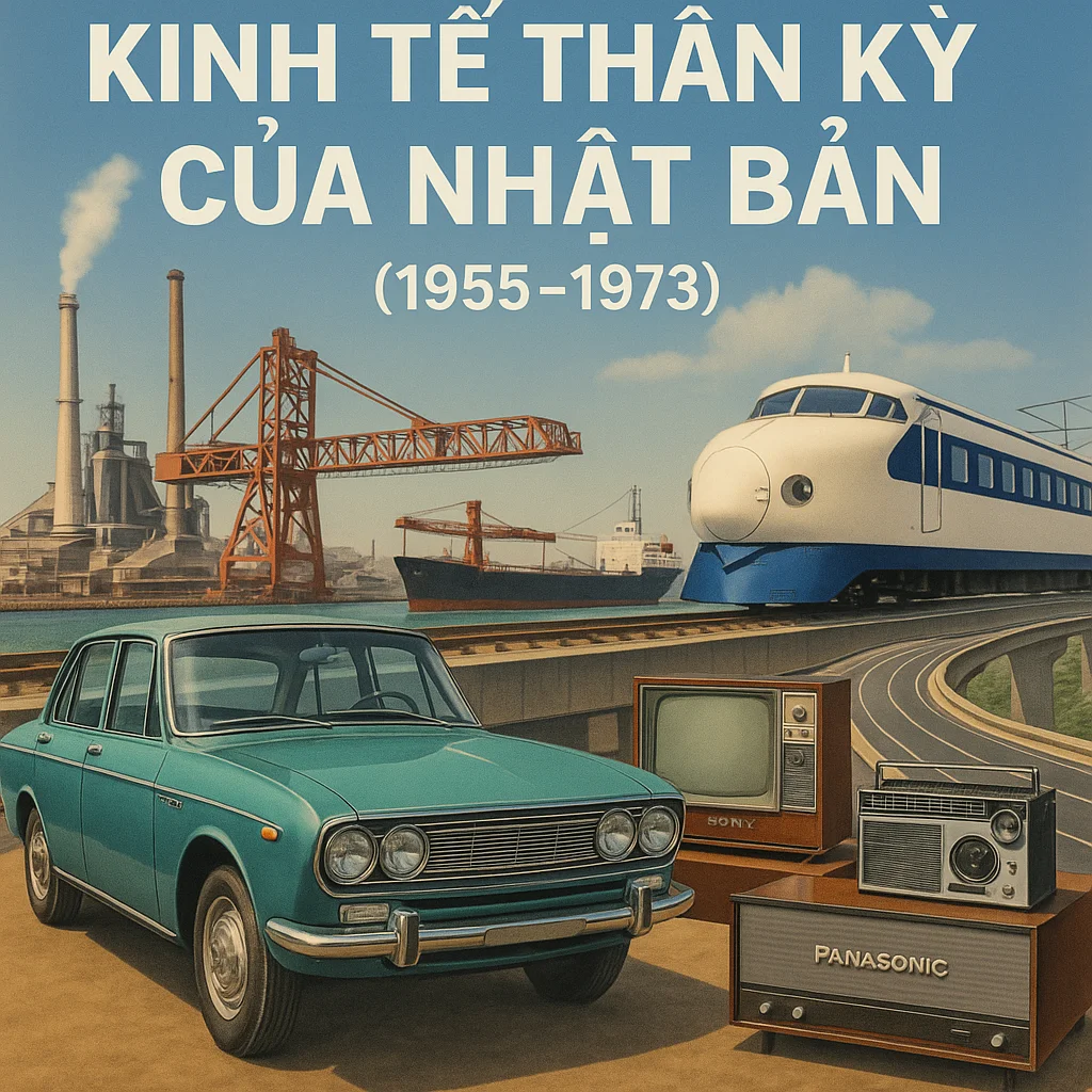 Thumbnail bài viết: Nhật Bản trong giai đoạn Kinh tế thần kỳ từ năm 1955 đến năm 1973