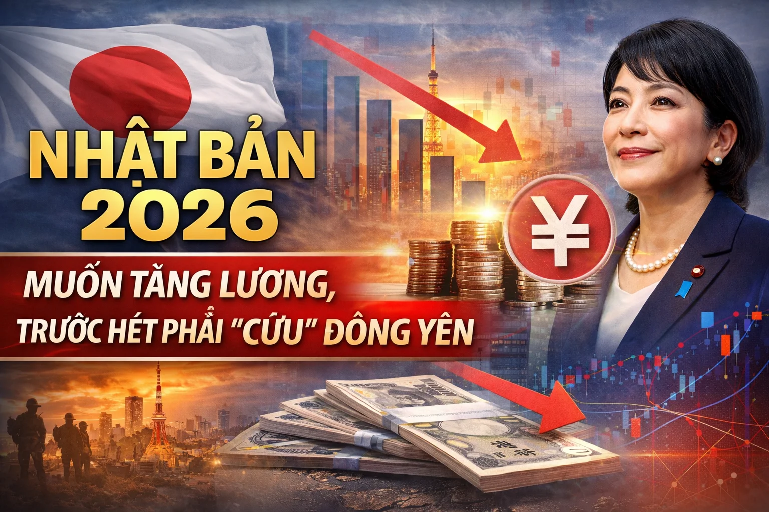 Xem chi tiết chủ đề: Nhật Bản 2026: Muốn tăng lương, trước hết phải “cứu” đồng yên