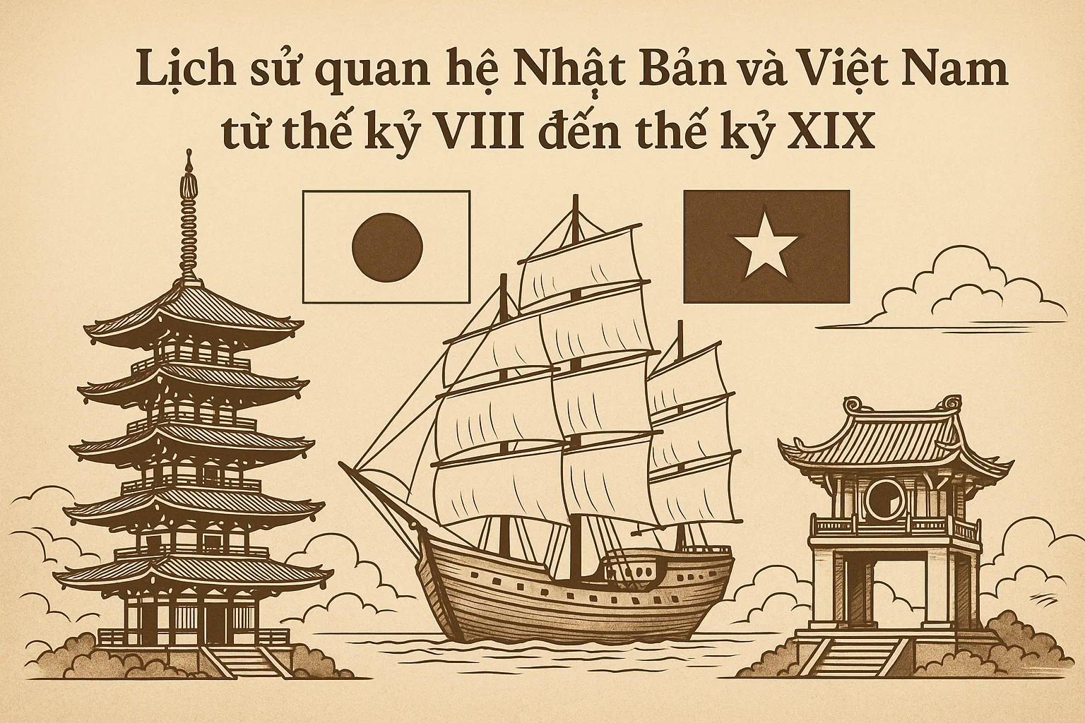 Xem chi tiết chủ đề: Lịch sử giao lưu sơ khai trong quan hệ Nhật Bản – Việt Nam (thế kỷ VIII–XIX)