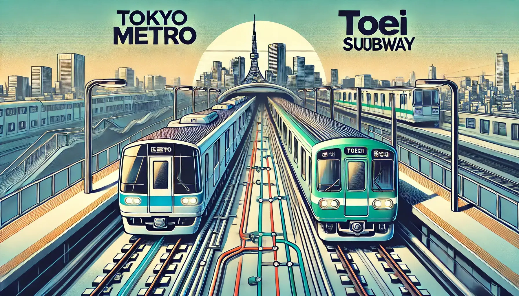 Thumbnail bài viết: Tại sao Tokyo có hai hệ thống metro – Tokyo Metro & Toei Subway?