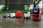 Robot giao hàng tự vận hành không người lái, có thể sử dụng trên đường công cộng ... Nhu cầu giao hàng tận nhà "không phải đối mặt" tăng cao